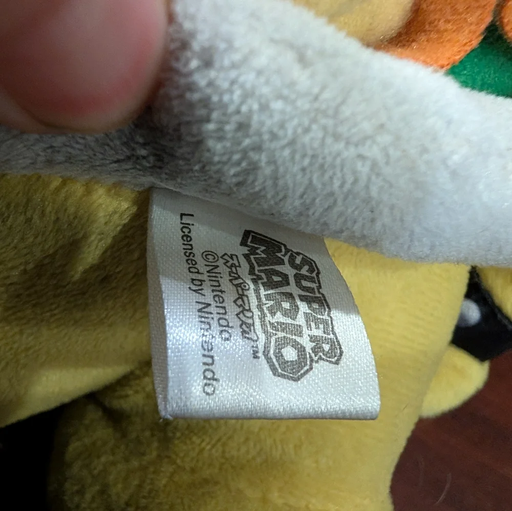 Super Mario 10” Bowser Plush Toy Nintendo San-Ei Little Buddy Used PICS